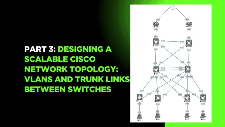 Part 3: Designing a Scalable Cisco Network Topology: VLANs and Trunk Links Between Switches