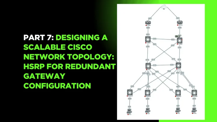 Part 7: Designing a Scalable Cisco Network Topology: HSRP for Redundant Gateway Configuration